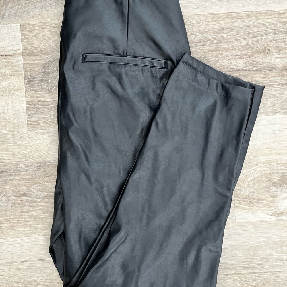 Vegan Leather Leggings